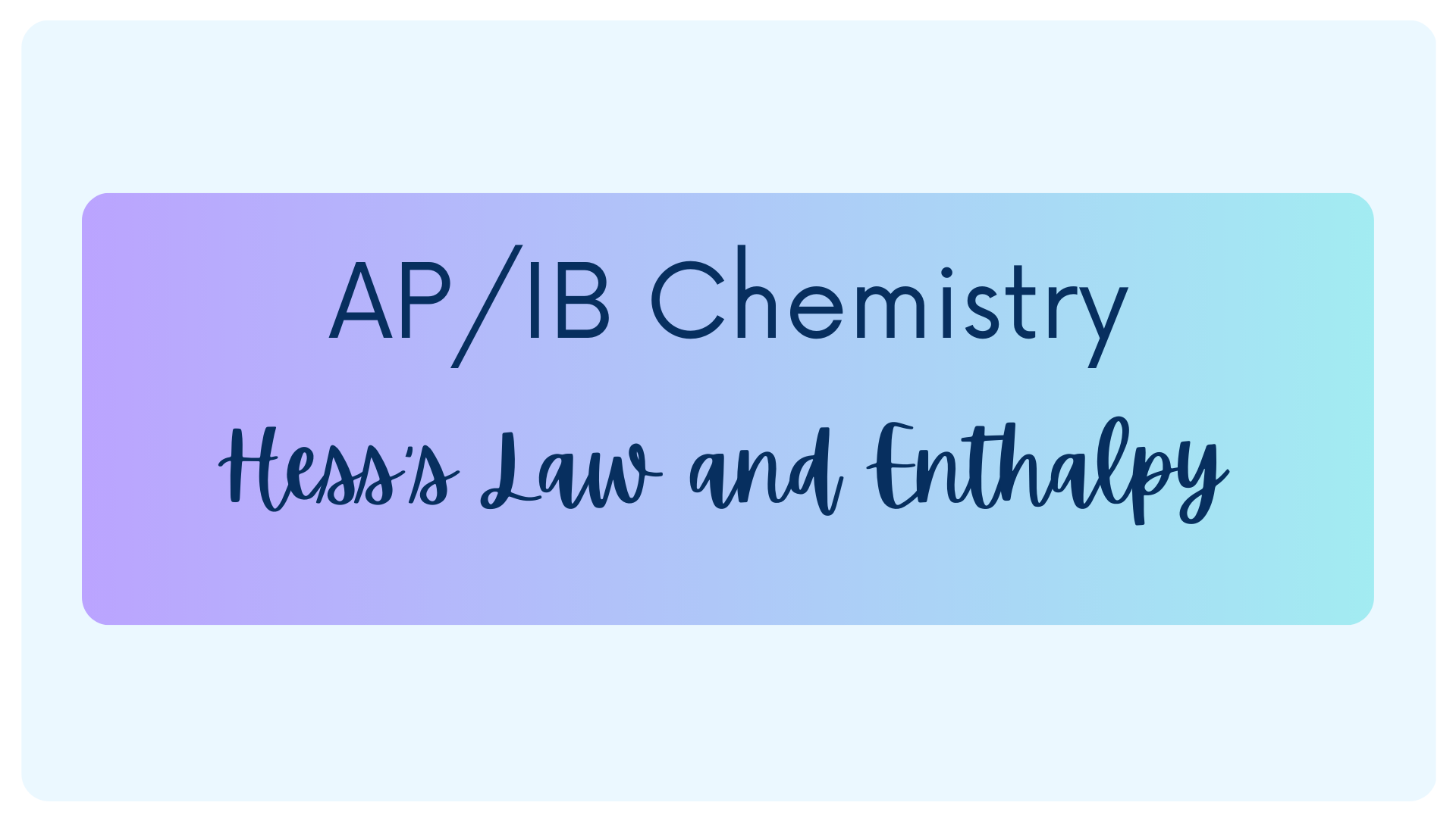 Hess’s Law Made Simple Powerful Steps to Master Enthalpy Calculations