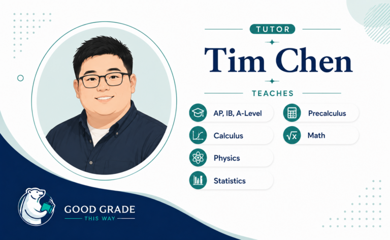[Hourly Lessons] Math, Physics & Calculus | 1-on-1 Tutoring with Tim Chen